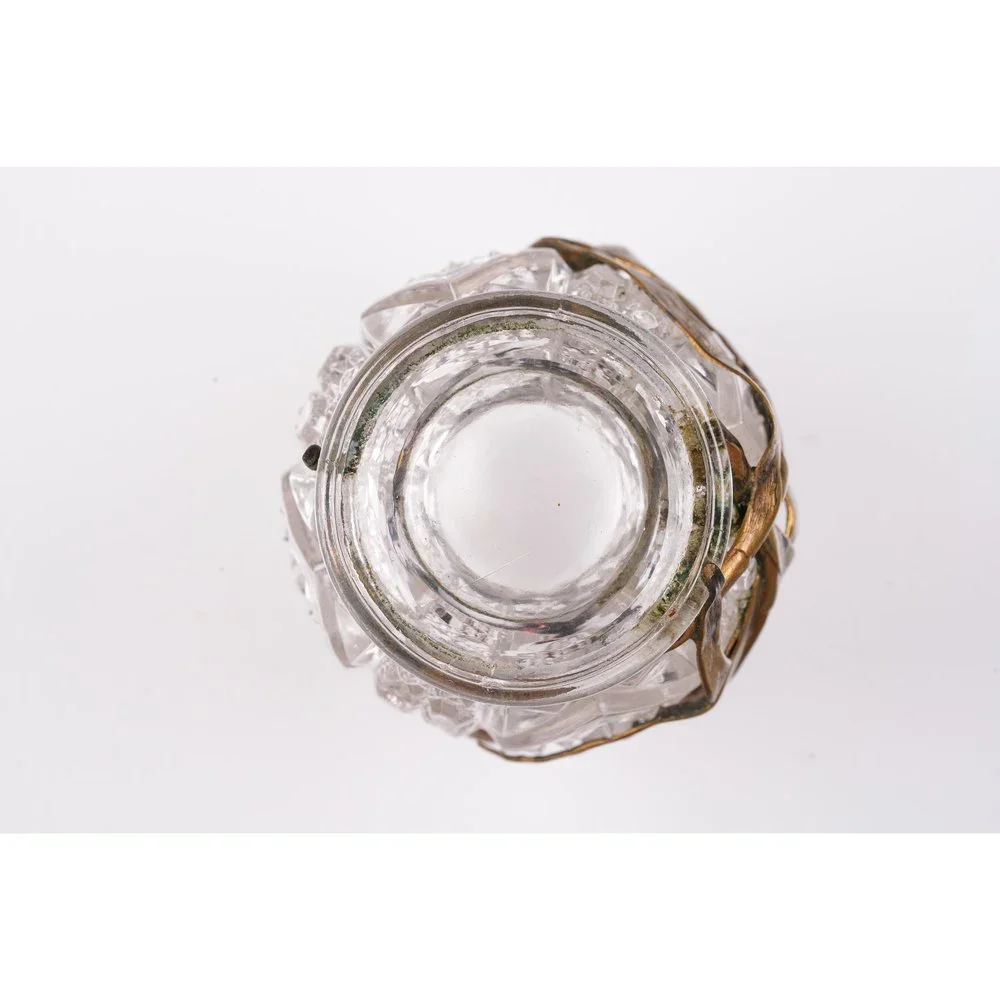 c1900 Unusual Mounted EAPG Toothpick holder
